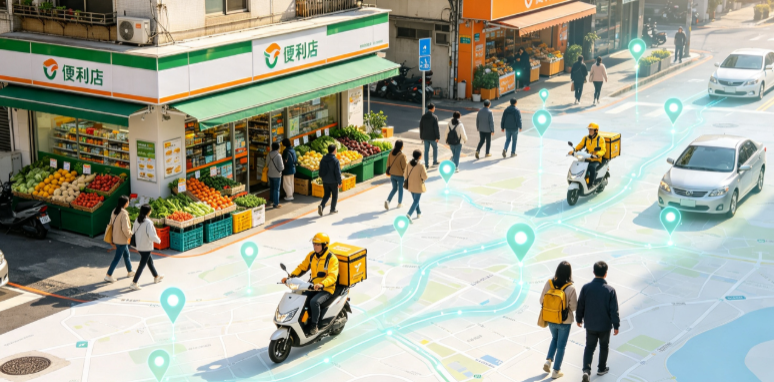 汨罗市渗透衣食住行，GEO 地理空间技术重塑大众日常消费服务场景