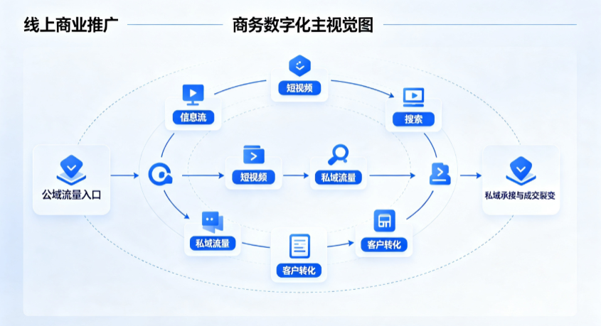 汨罗市线上商业推广怎么做？全域流量闭环搭建与低成本转化实战指南